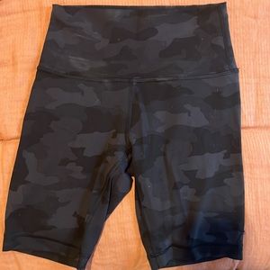 Lululemon Camo biker shorts